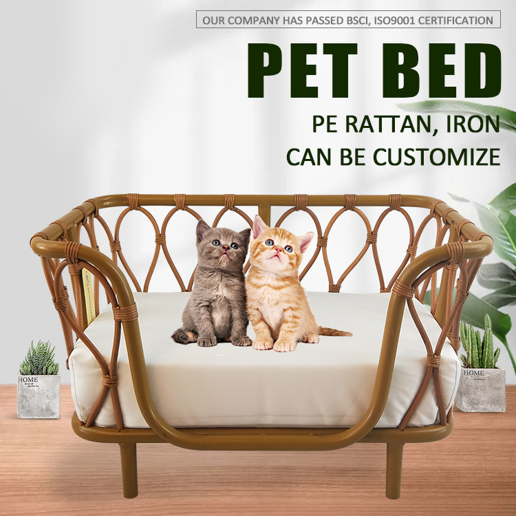 Woven Comfortable  Plush Pet Bed  GL-1379 PC