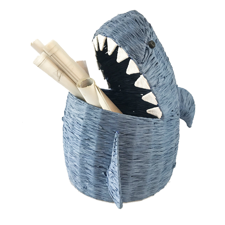 Hand Woven Paper Rope Storage Basket GL-0681 PC