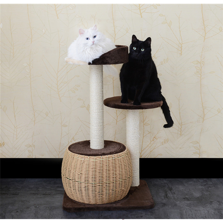 Good Selling Woven Comfortable pet cat pet tree house  GL-0546PC