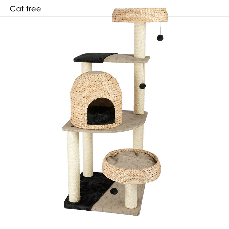 Good Quality Pet Furniture cat pet tree house  GL-0550PC