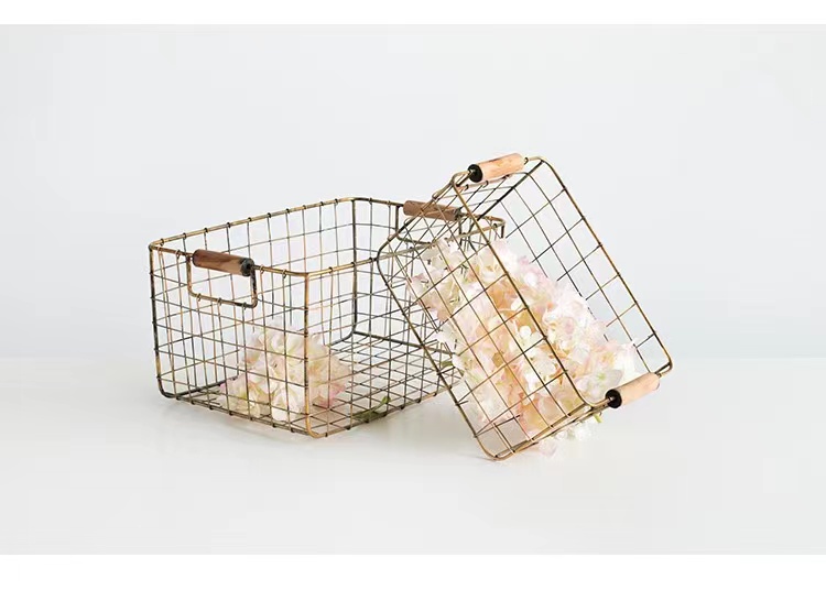 Metal Wire Storage Basket GL-1416 PC