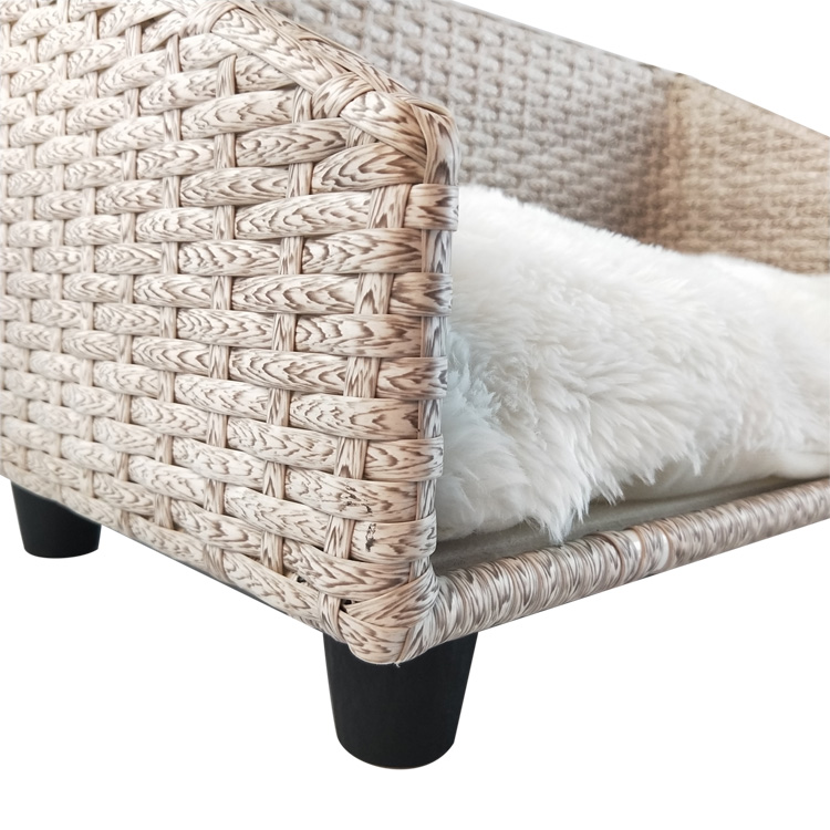 Woven Comfortable  Plush Pet Bed  GL-1314PC