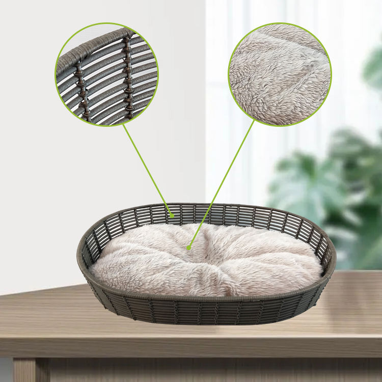 Woven Comfortable  Plush Pet Bed  GL-1371 PC