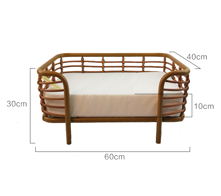 Woven Comfortable  Plush Pet Bed  GL-1378 PC