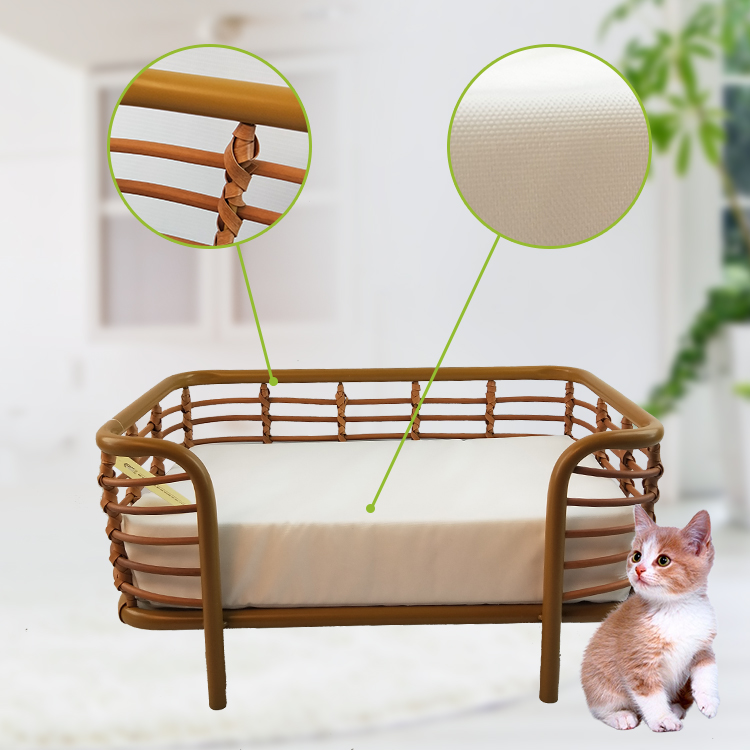 Woven Comfortable  Plush Pet Bed  GL-1378 PC