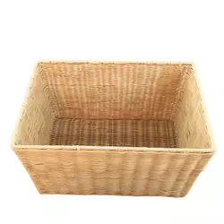 Large Boxes High Quality Natural Rattan Storage Box with Lid