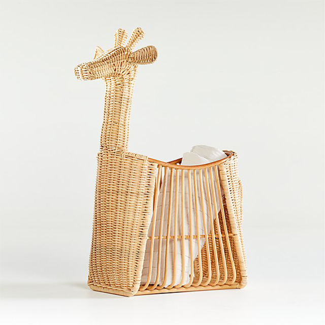 Natrual Rattan Animal Shape Storage Basket Giraffe GL-1238 PC