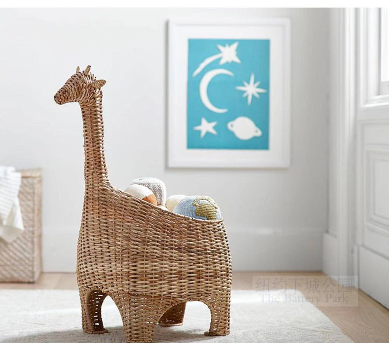 Natrual Rattan Animal Shape Storage Basket Giraffe GL-1238 PC