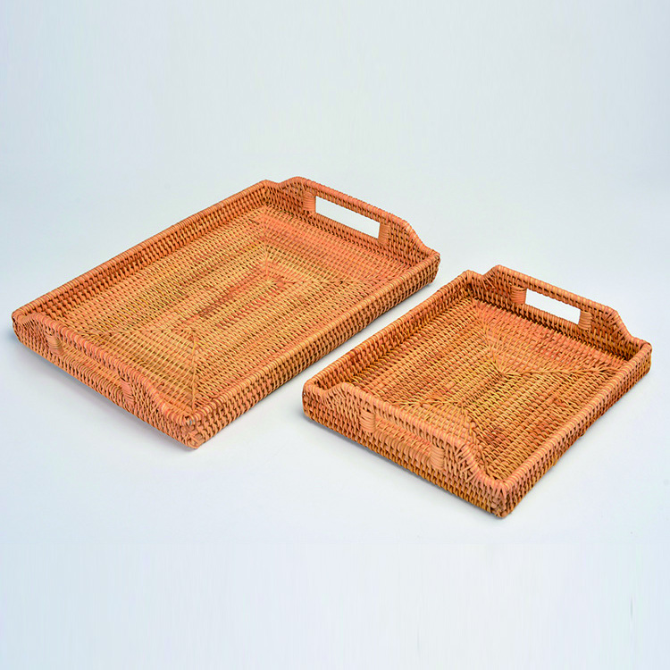 Hand-woven Rattan Storage Tray Set GL-0136 S2