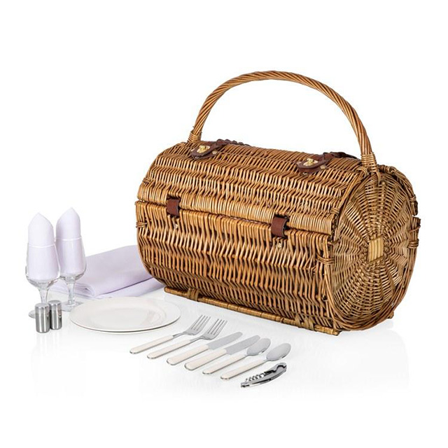 Wicker Round Picnic Basket GL-1188 PC