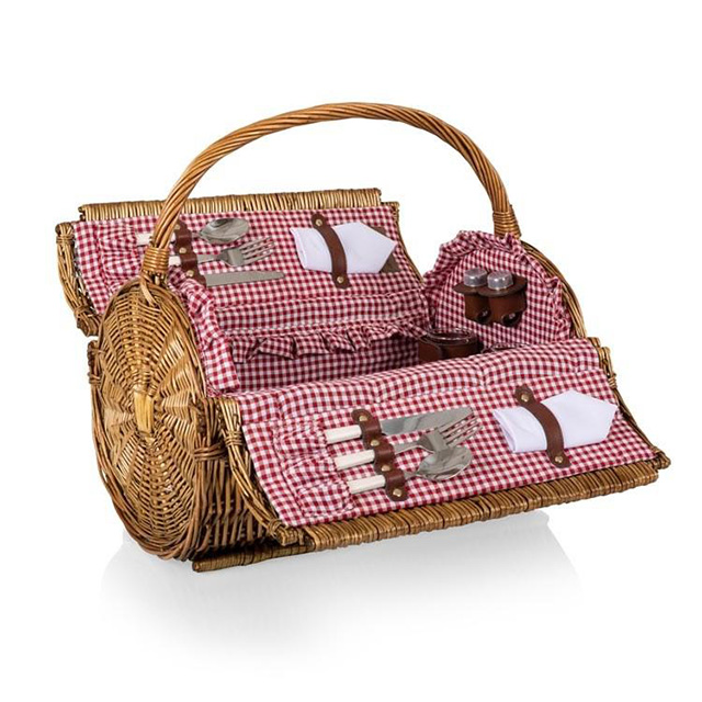 Wicker Round Picnic Basket GL-1188 PC