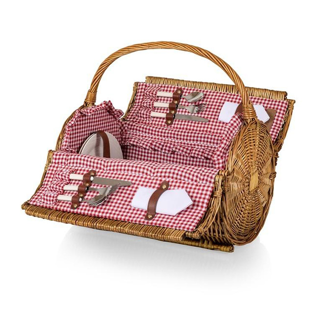 Wicker Round Picnic Basket GL-1188 PC