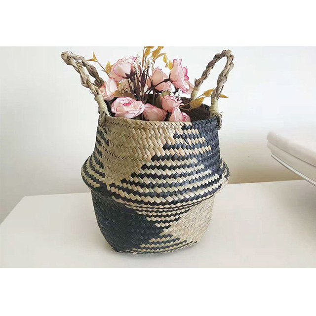 Natural Seagrass Woven Storage Basket GL-0562 PC