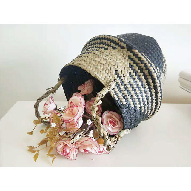 Natural Seagrass Woven Storage Basket GL-0562 PC