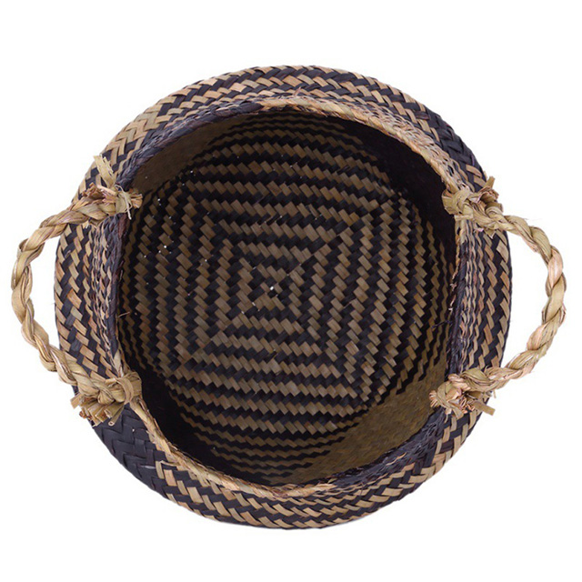 Natural Seagrass Woven Storage Basket GL-0562 PC