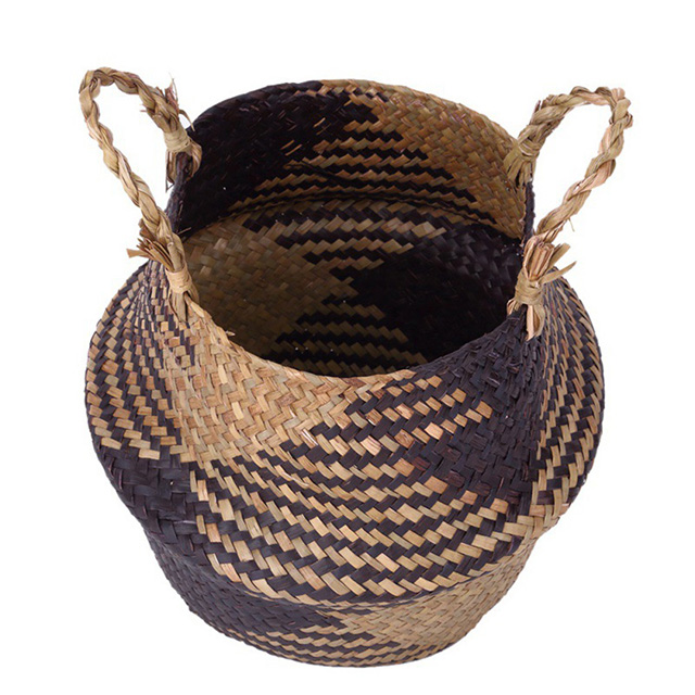 Natural Seagrass Woven Storage Basket GL-0562 PC