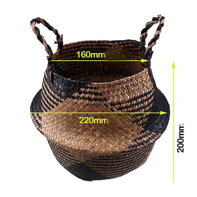 Natural Seagrass Woven Storage Basket GL-0562 PC
