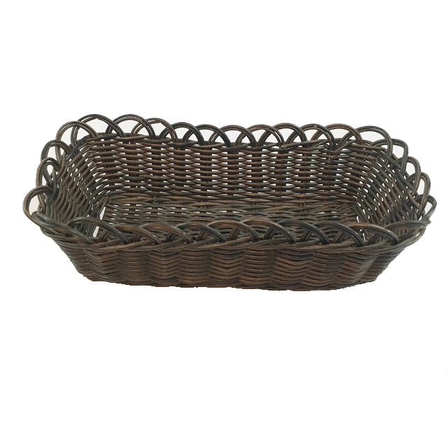 Hand-woven PE Rattan Bread Storage Tray GL-0002 PC