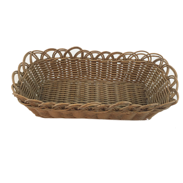 Hand-woven PE Rattan Bread Storage Tray GL-0002 PC