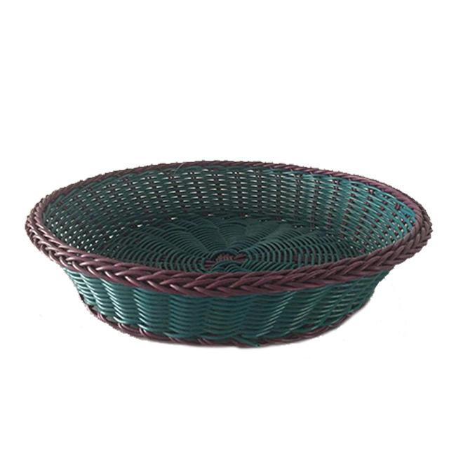 Hand-woven PE Rattan Round Storage Tray GL-0017 PC