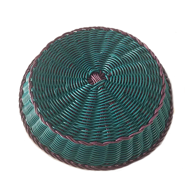 Hand-woven PE Rattan Round Storage Tray GL-0017 PC