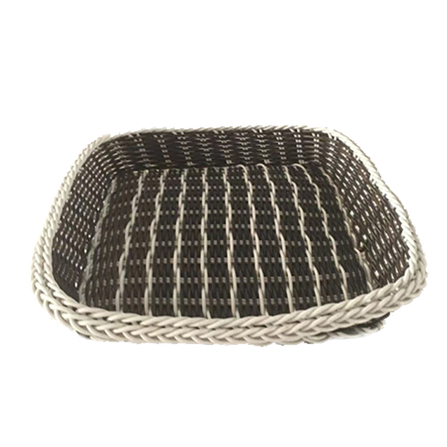 PE Rattan Square Multicolor Blending Storage Tray GL-0020 PC