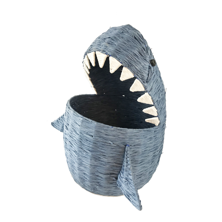 Hand Woven Paper Rope Storage Basket GL-0681 PC