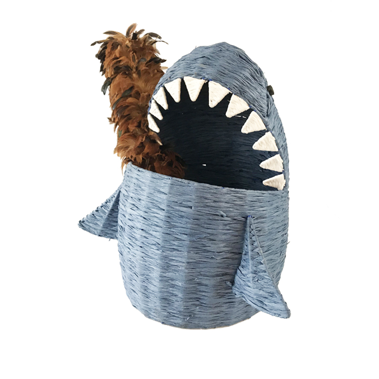 Hand Woven Paper Rope Storage Basket GL-0681 PC
