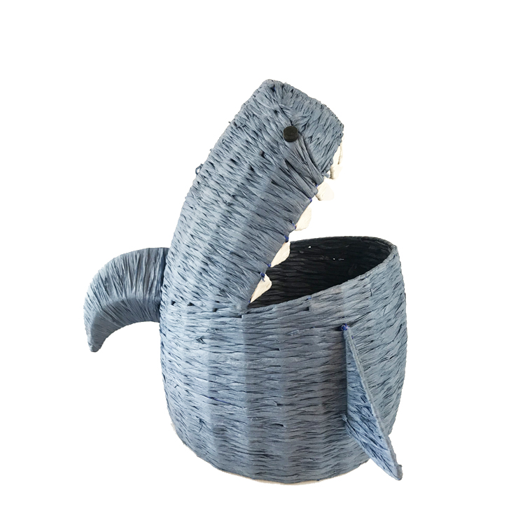 Hand Woven Paper Rope Storage Basket GL-0681 PC