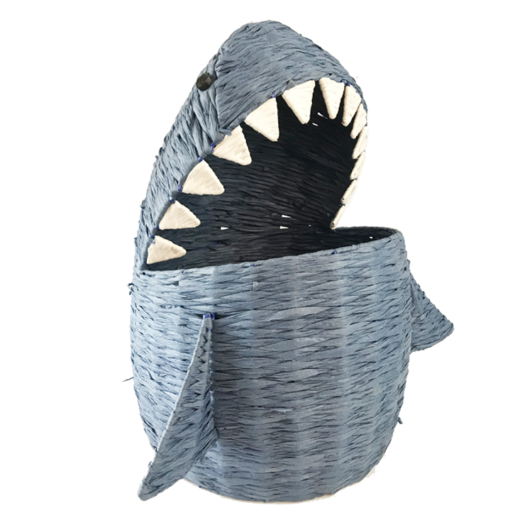 Hand Woven Paper Rope Storage Basket GL-0681 PC
