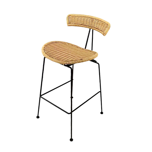 Woven Mid-Height Bar Chair Without Handrails YL-00038