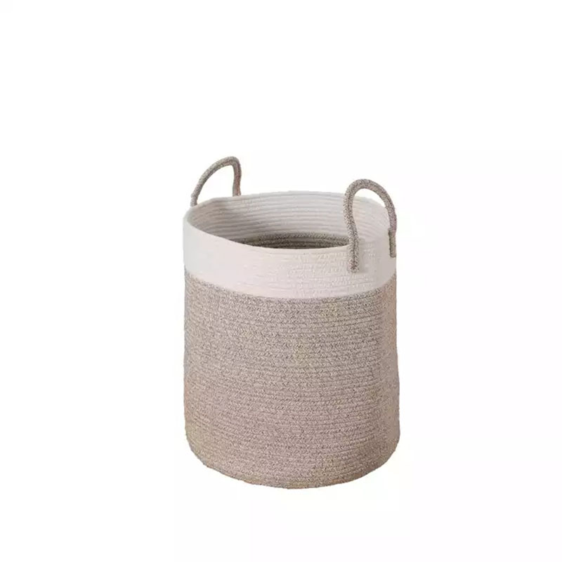 Factory woven cotton basket for book and toys neaten