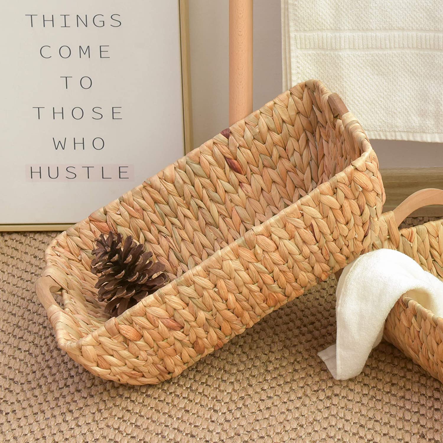 Hand-woven Banana Leaf  Storage Basket GL-1170 PC
